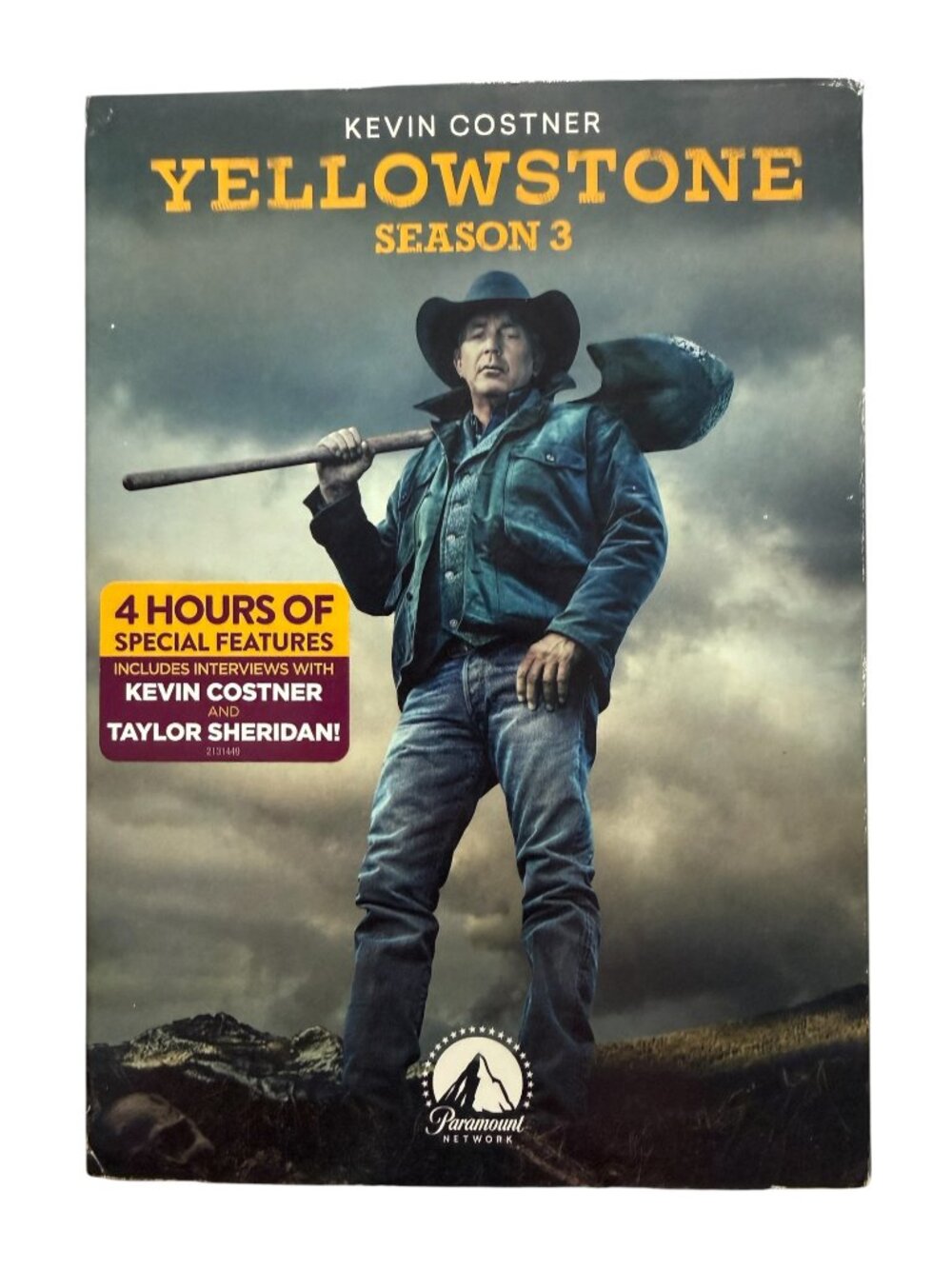 4/$20🧡 Yellowstone Season 3 DVD 4-Disc Set Kevin Costner